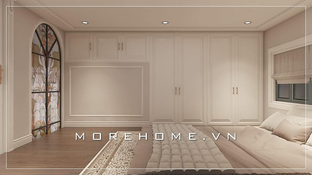 Tủ quần áo màu trắng